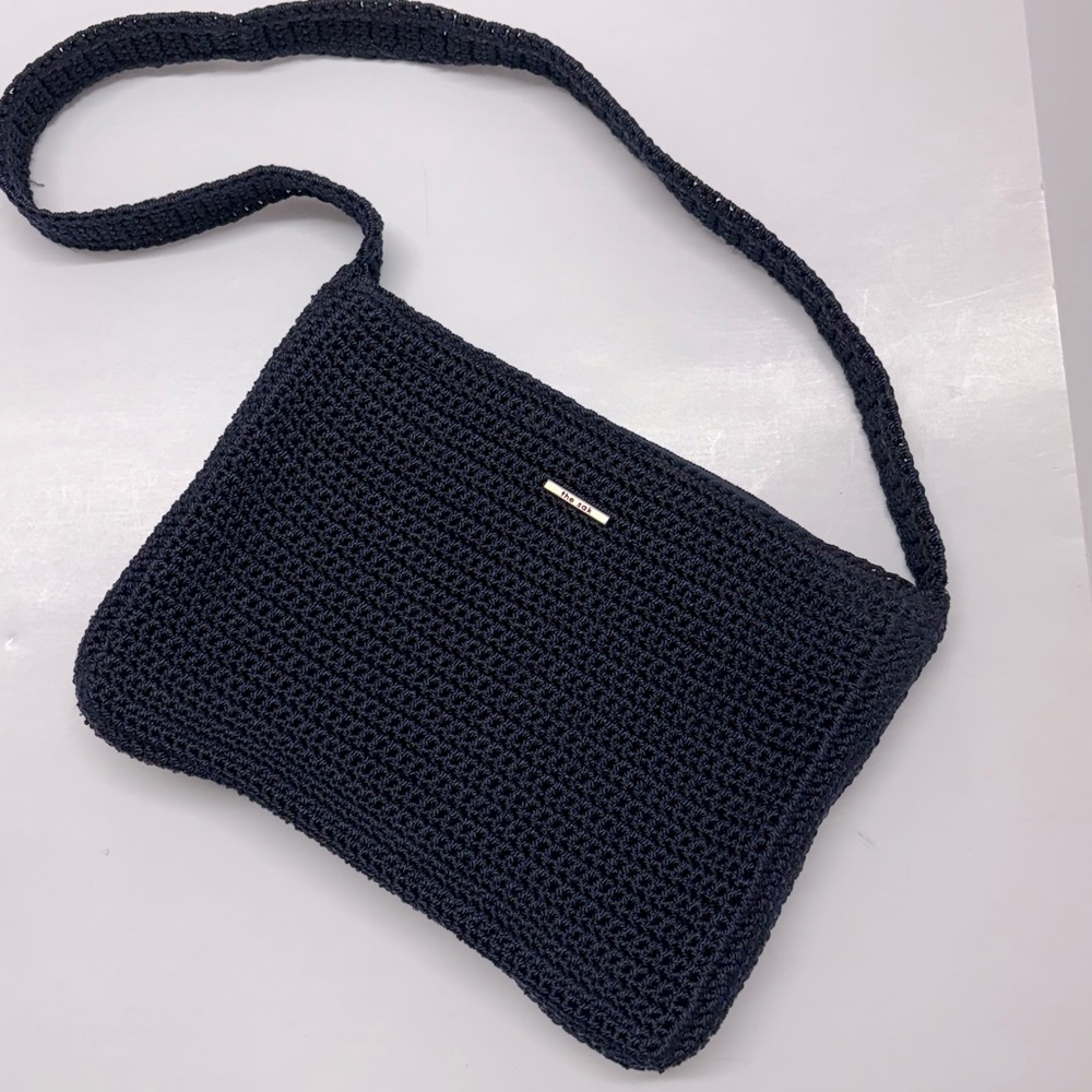 The Sak Navy Blue Woven Shoulder Bag